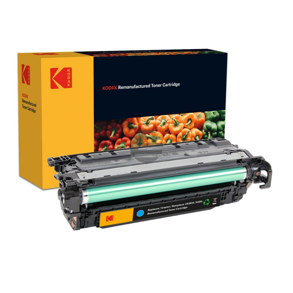 Kodak Toner-Kartusche cyan (185H026102) ersetzt CE261A / 648A Kodak Toner-Kartusche cyan (185H026102) ersetzt CE261A / 648A