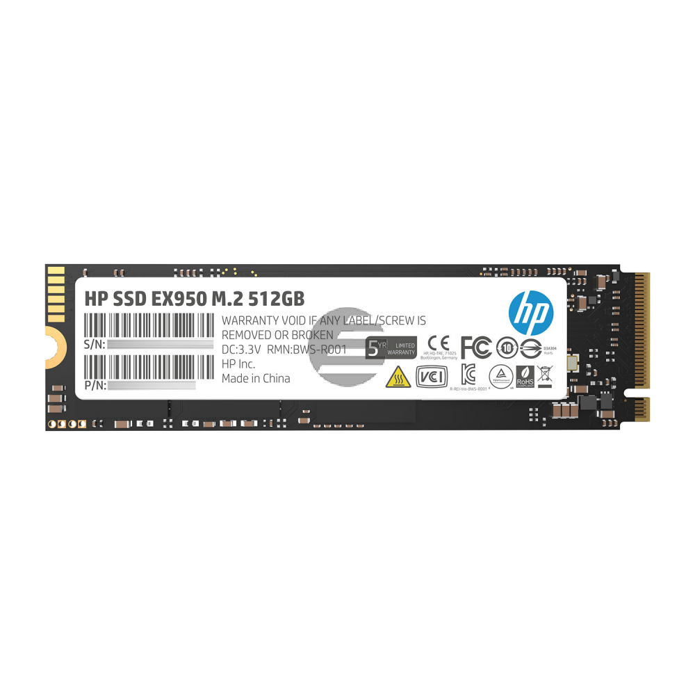 HP SSD EX950 FESTPLATTE INTERN 512GB 5MS22AA#ABB M.2 L:3500MB/s S:2250B/s HP SSD EX950 FESTPLATTE INTERN 512GB 5MS22AA#ABB M.2 L:3500MB/s S:2250B/s