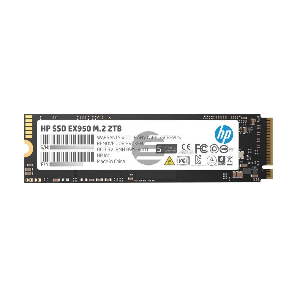 HP SSD EX950 FESTPLATTE INTERN 2TB 5MS24AA#ABB M.2 L:3500MB/s S:290MB/s HP SSD EX950 FESTPLATTE INTERN 2TB 5MS24AA#ABB M.2 L:3500MB/s S:290MB/s