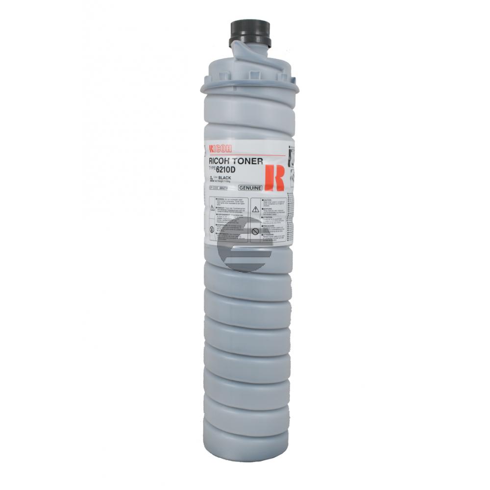 Ricoh Tonerflasche schwarz (885394, TYPE-6210D) Ricoh Tonerflasche schwarz (885394, TYPE-6210D)