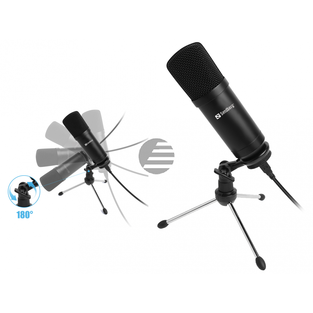 Sandberg Streamer USB Desk Microphone Sandberg Streamer USB Desk Microphone