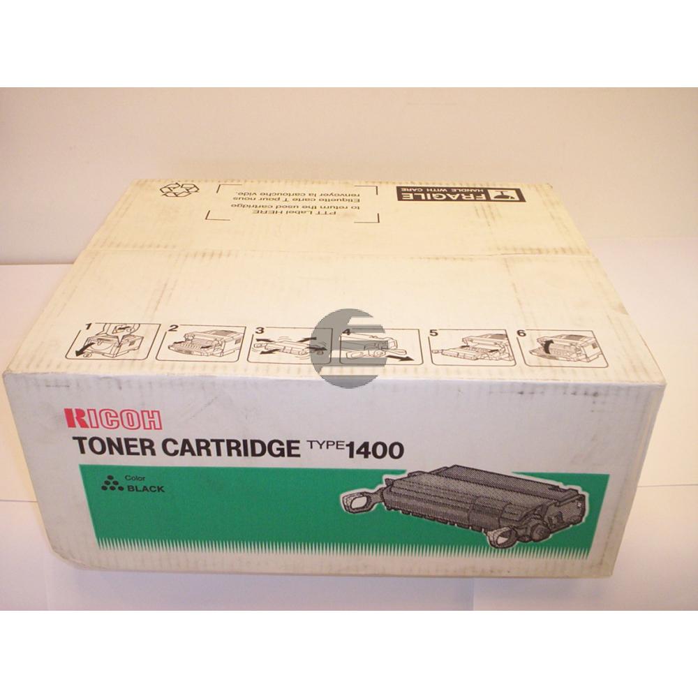 Ricoh Toner-Kartusche schwarz (400397 400398 DT16BLKOO, TYPE-1400)