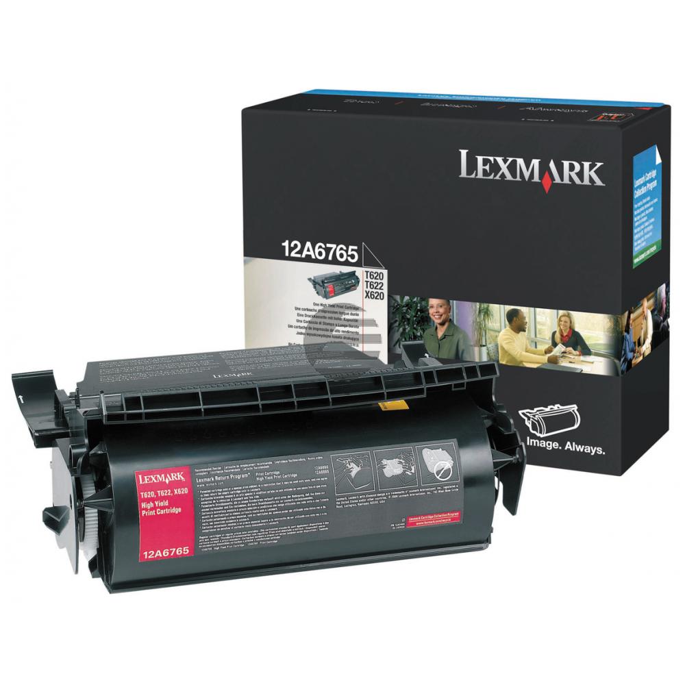 Lexmark Toner-Kartusche schwarz HC (12A6765) ersetzt DT47BLK