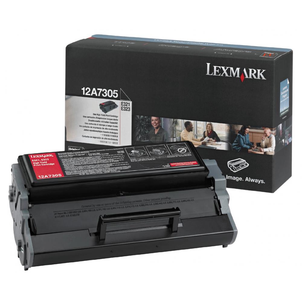 Lexmark Toner-Kartusche schwarz HC (12A7305)