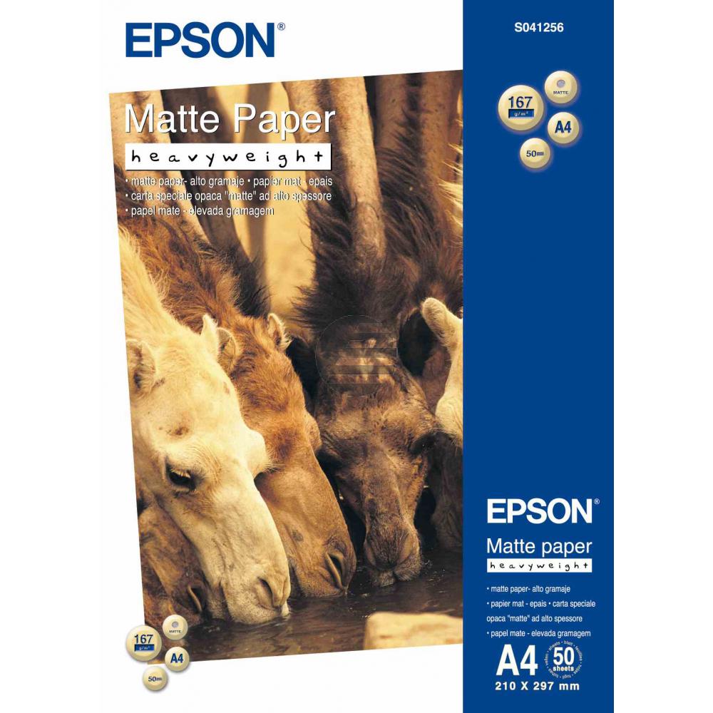 Epson Matte Paper Heavy Weight weiß 50 Seiten (C13S041256) Epson Matte Paper Heavy Weight weiß 50 Seiten (C13S041256)