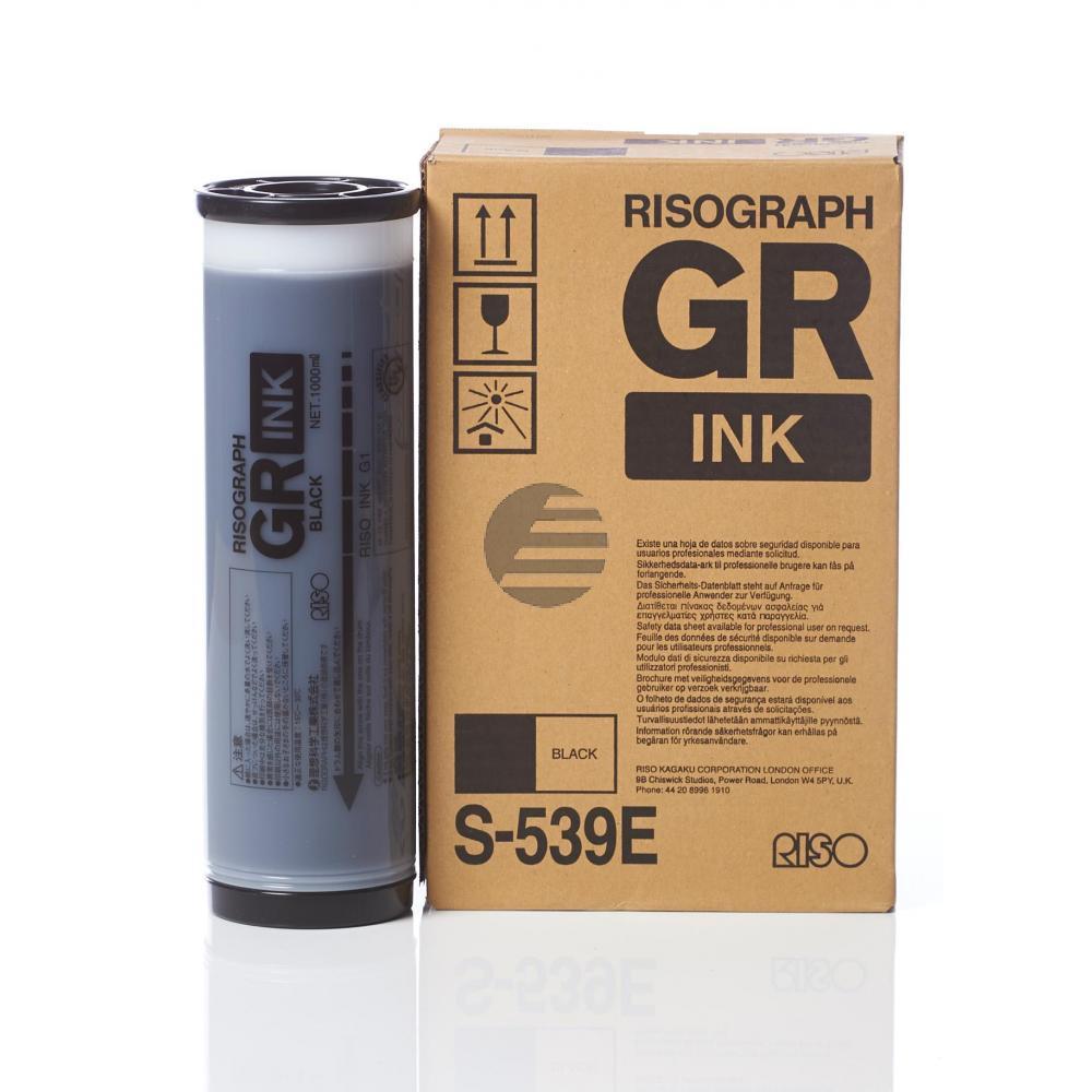 Riso Tintenpatrone 2 x schwarz 2-Pack (S-539E) Riso Tintenpatrone 2 x schwarz 2-Pack (S-539E)
