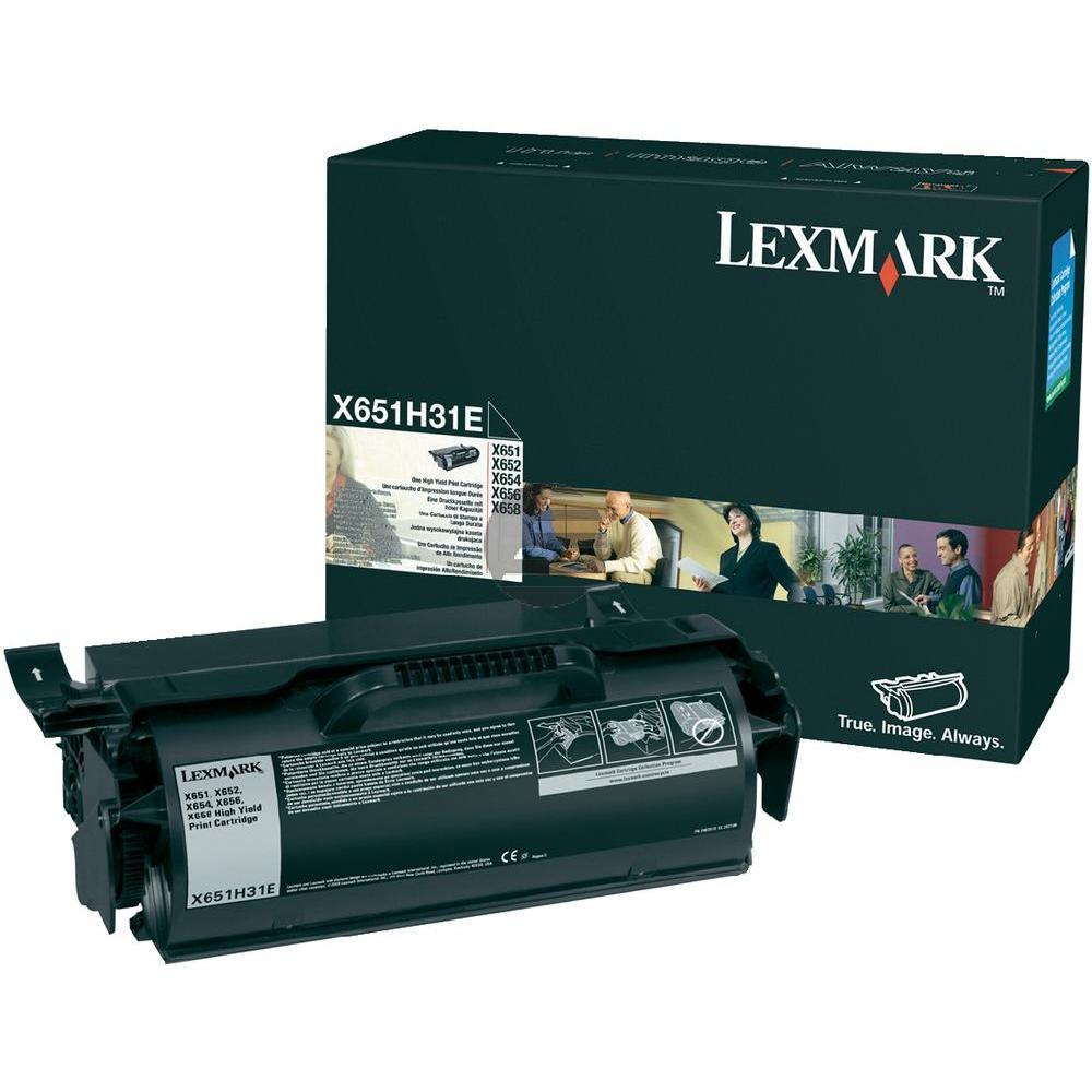 Lexmark Toner-Kartusche Corporate schwarz HC (X651H31E) Lexmark Toner-Kartusche Corporate schwarz HC (X651H31E)