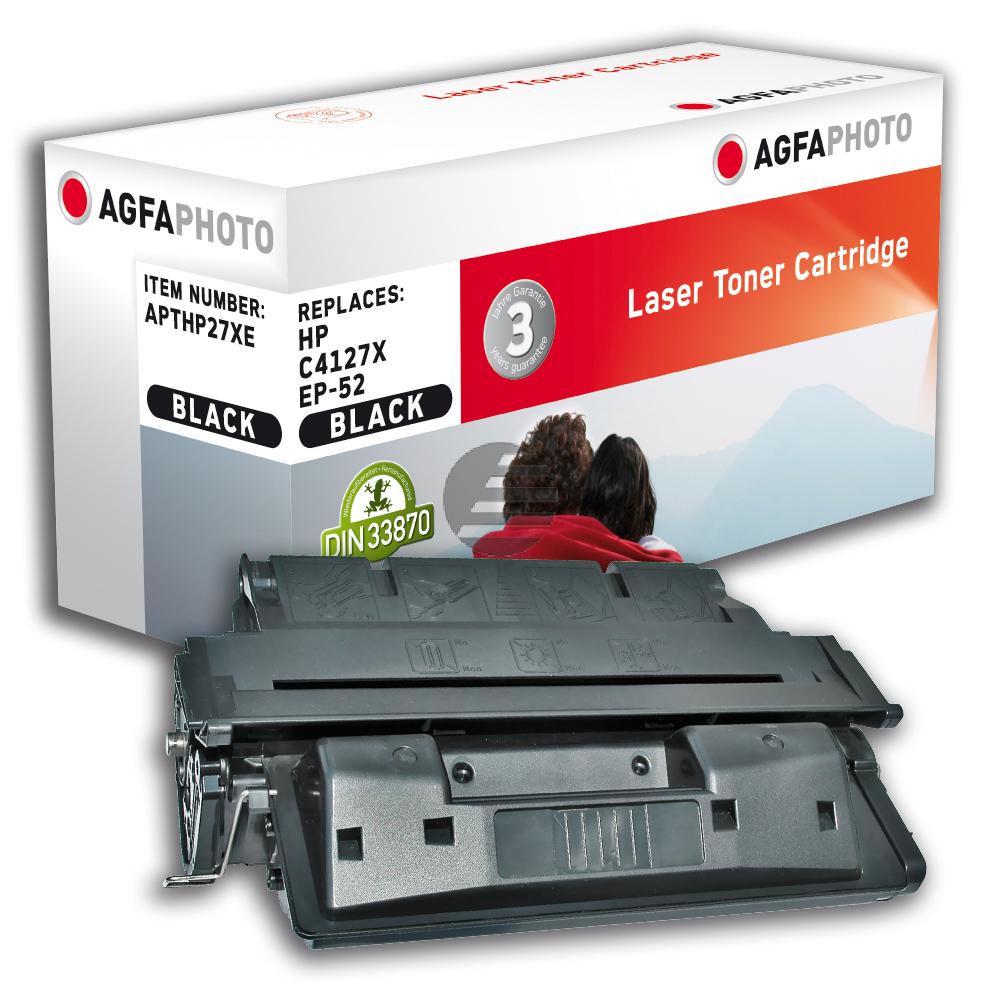 Agfaphoto Toner-Kartusche schwarz HC (APTHP27XE) ersetzt C4127X / 3839A003 Agfaphoto Toner-Kartusche schwarz HC (APTHP27XE) ersetzt C4127X / 3839A003