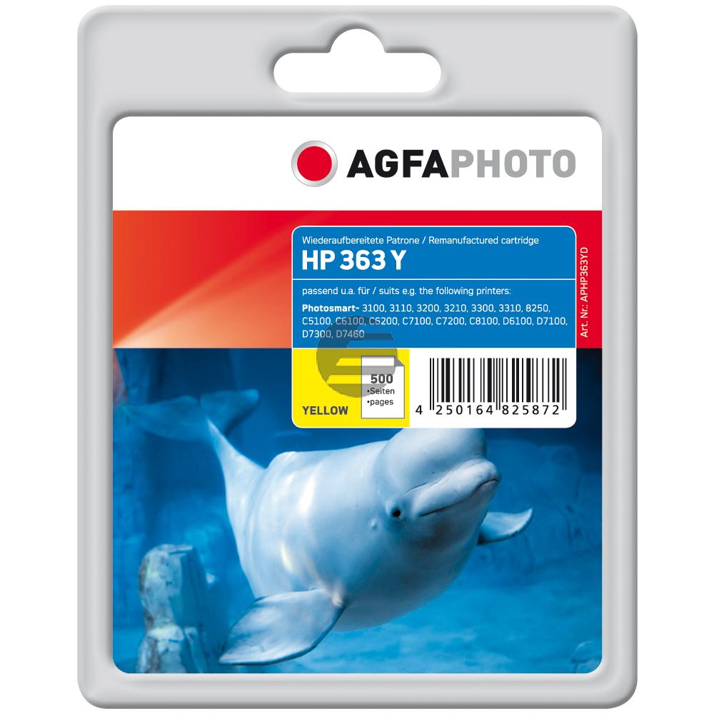 Agfaphoto Tintenpatrone gelb (APHP363YD) ersetzt C8773EE / 363 Agfaphoto Tintenpatrone gelb (APHP363YD) ersetzt C8773EE / 363
