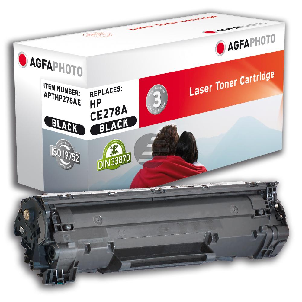 Agfaphoto Toner-Kartusche schwarz (APTHP278AE) ersetzt CE278A / 78A Agfaphoto Toner-Kartusche schwarz (APTHP278AE) ersetzt CE278A / 78A
