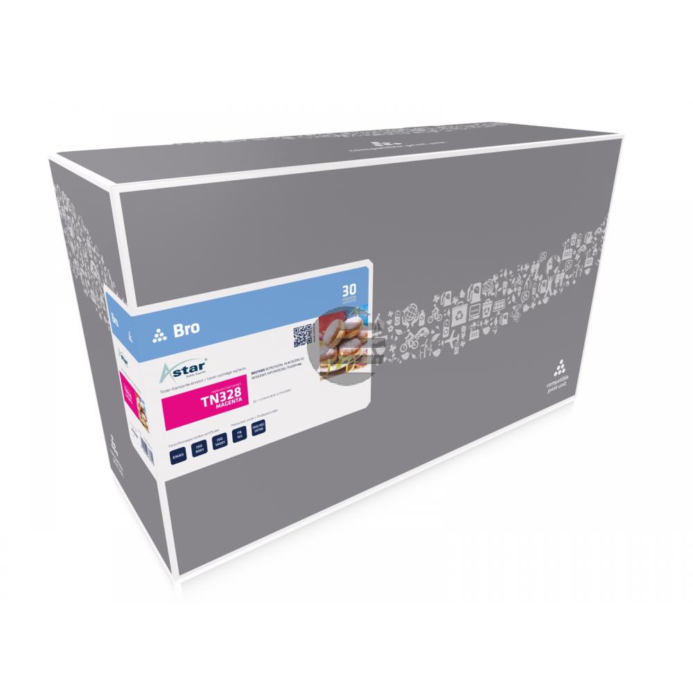 Astar Toner-Kit magenta HC plus (AS12328) ersetzt TN-328M Astar Toner-Kit magenta HC plus (AS12328) ersetzt TN-328M
