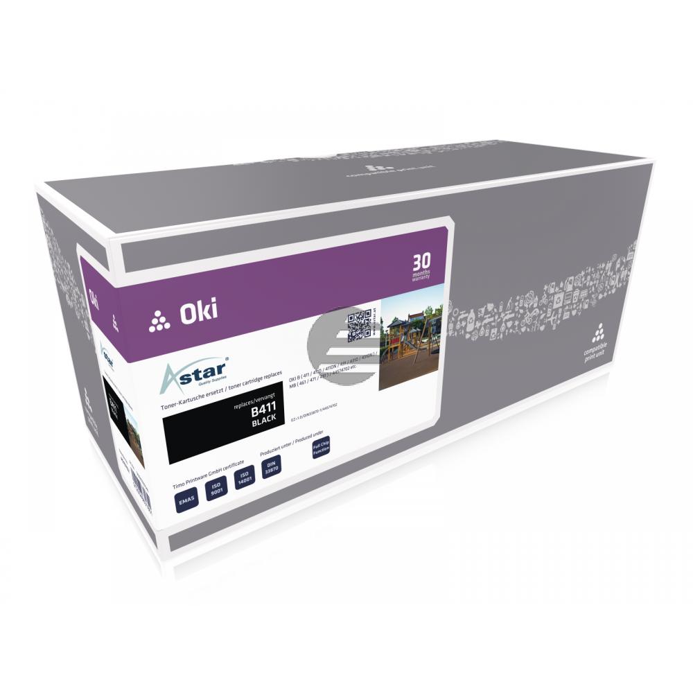 Astar Toner-Kit schwarz (AS10702) ersetzt 44574702 Astar Toner-Kit schwarz (AS10702) ersetzt 44574702