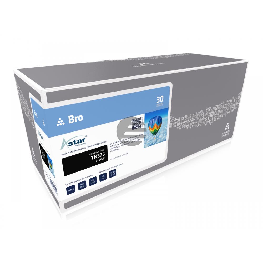 Astar Toner-Kit schwarz HC (AS11523) ersetzt TN-325BK Astar Toner-Kit schwarz HC (AS11523) ersetzt TN-325BK