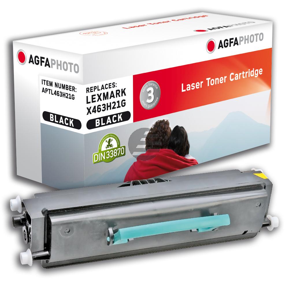 Agfaphoto Toner-Kartusche schwarz HC (APTL463H21G) ersetzt X463H21G Agfaphoto Toner-Kartusche schwarz HC (APTL463H21G) ersetzt X463H21G