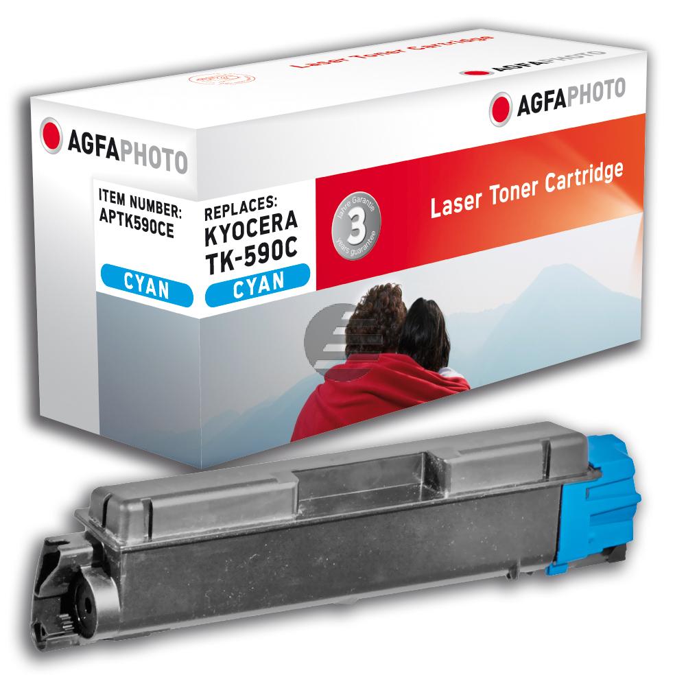 Agfaphoto Toner-Kit cyan (APTK590CE) ersetzt 1T02KVCNL0 / 4472610011 Agfaphoto Toner-Kit cyan (APTK590CE) ersetzt 1T02KVCNL0 / 4472610011
