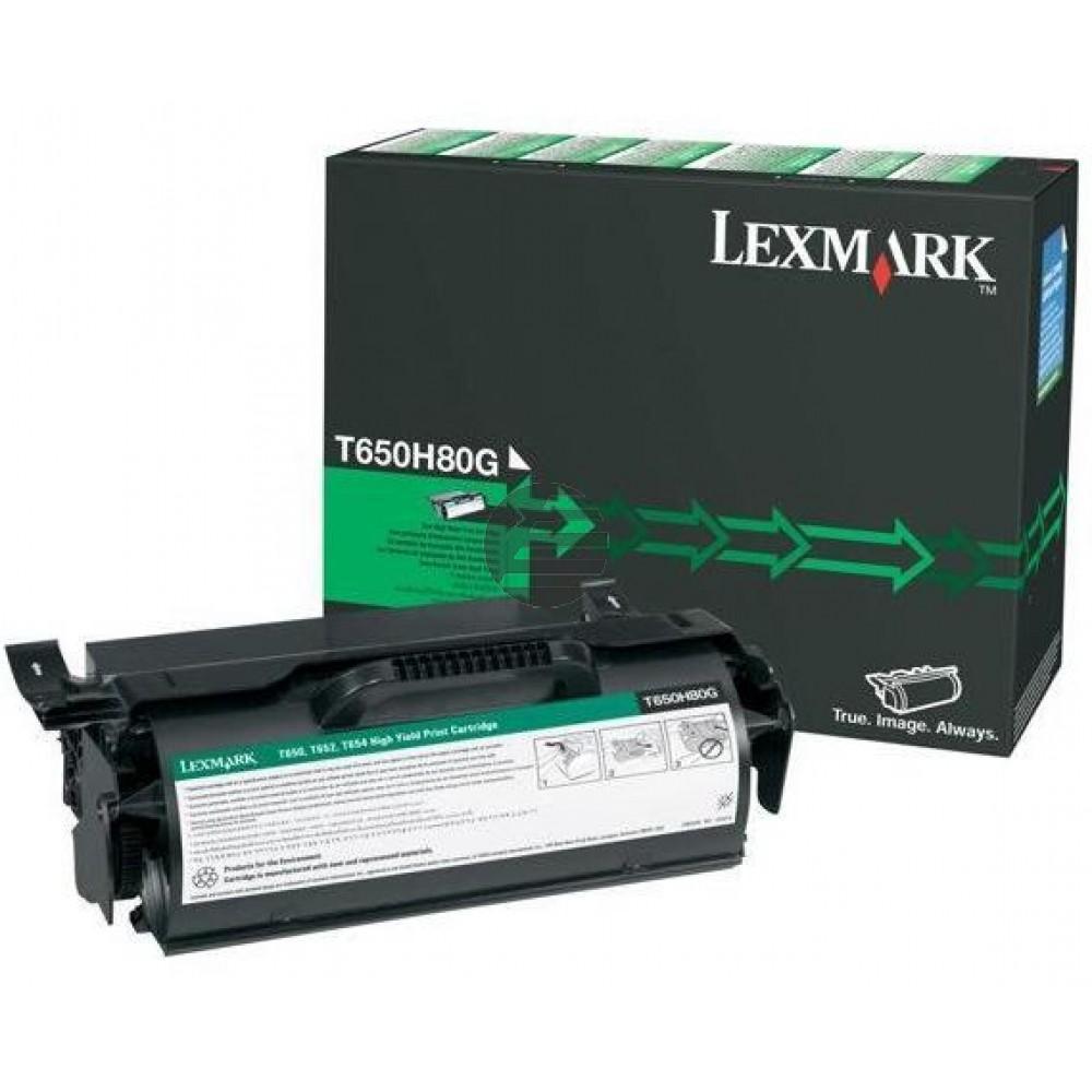 Lexmark Toner-Kartusche schwarz HC (T650H80G) Lexmark Toner-Kartusche schwarz HC (T650H80G)
