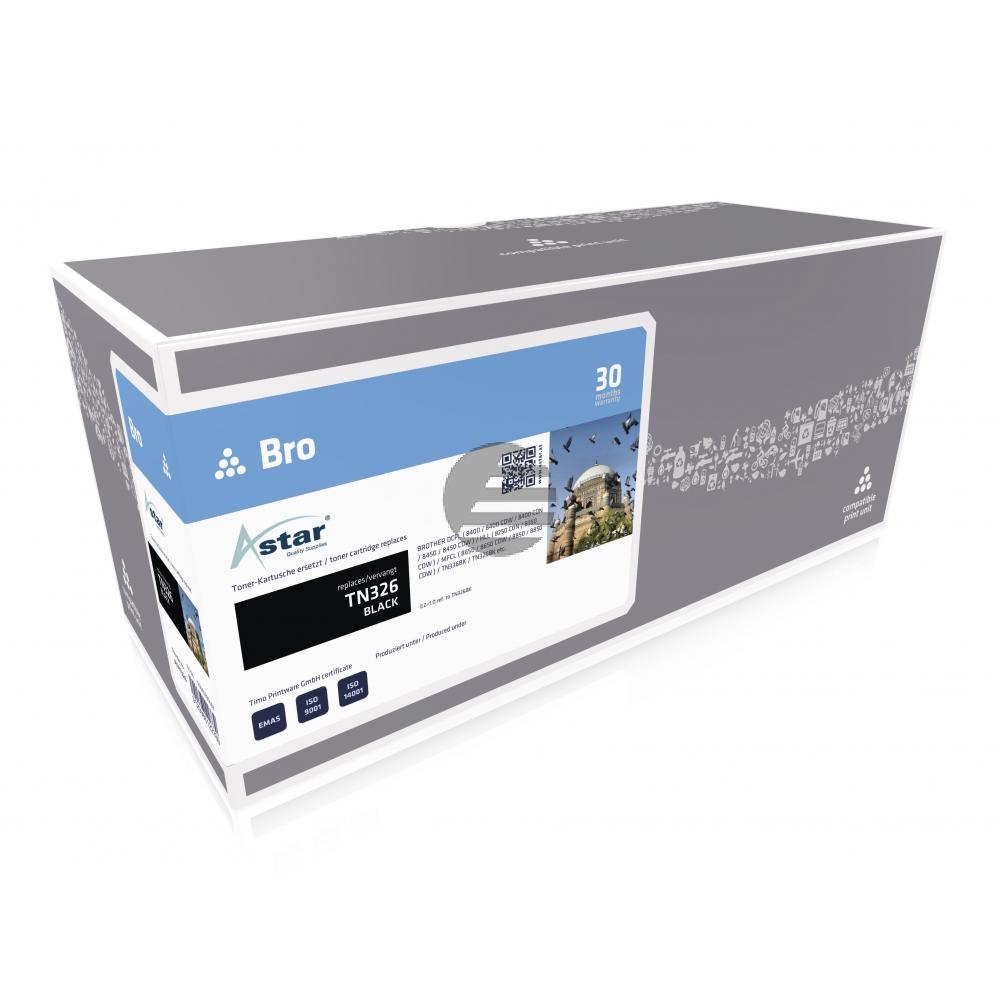 Astar Toner-Kartusche schwarz (AS11326) ersetzt TN-326BK Astar Toner-Kartusche schwarz (AS11326) ersetzt TN-326BK