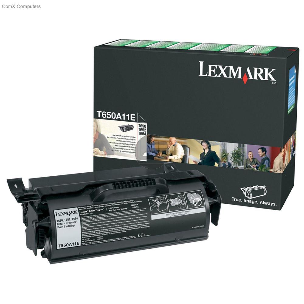 Lexmark Toner-Kartusche Prebate schwarz (T650A11E) Lexmark Toner-Kartusche Prebate schwarz (T650A11E)
