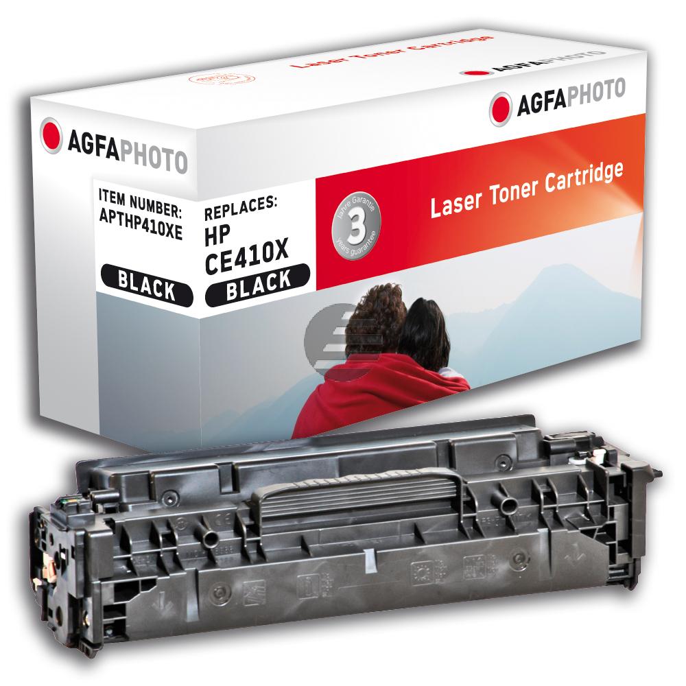 Agfaphoto Toner-Kartusche 2 x schwarz 2-Pack HC (APTHP410XDUOE) ersetzt CE410XD / 305XD Agfaphoto Toner-Kartusche 2 x schwarz 2-Pack HC (APTHP410XDUOE) ersetzt CE410XD / 305XD