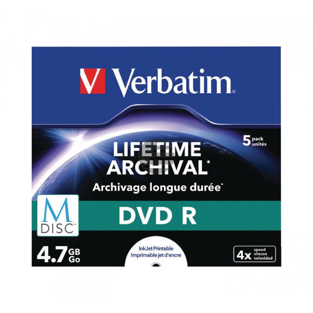 VERBATIM DVD-R 4.7GB 4x (5) JC 43821 Jewel Case MDISC VERBATIM DVD-R 4.7GB 4x (5) JC 43821 Jewel Case MDISC