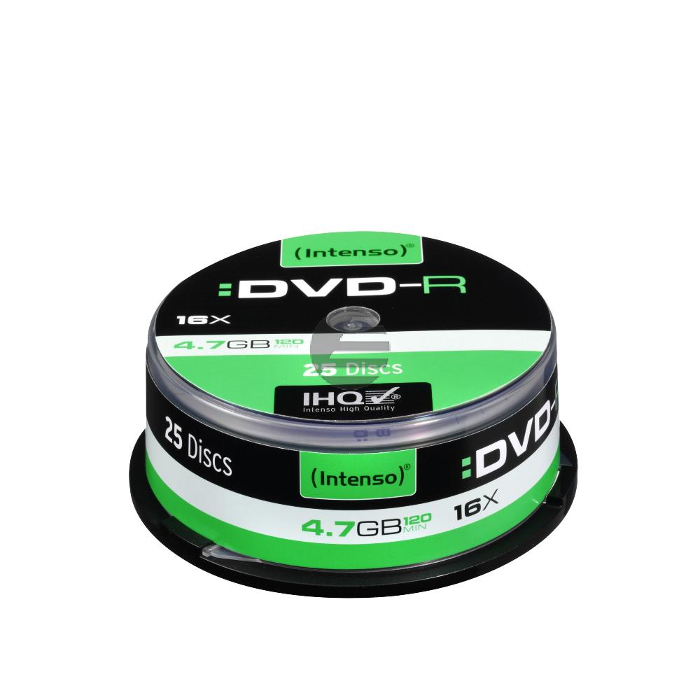 INTENSO DVD-R 4.7GB 16x (25) CB 4101154 Cake Box INTENSO DVD-R 4.7GB 16x (25) CB 4101154 Cake Box