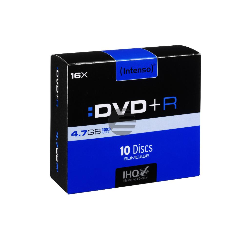 INTENSO DVD+R 4.7GB 16x (10) SC 4111652 Slim Case INTENSO DVD+R 4.7GB 16x (10) SC 4111652 Slim Case