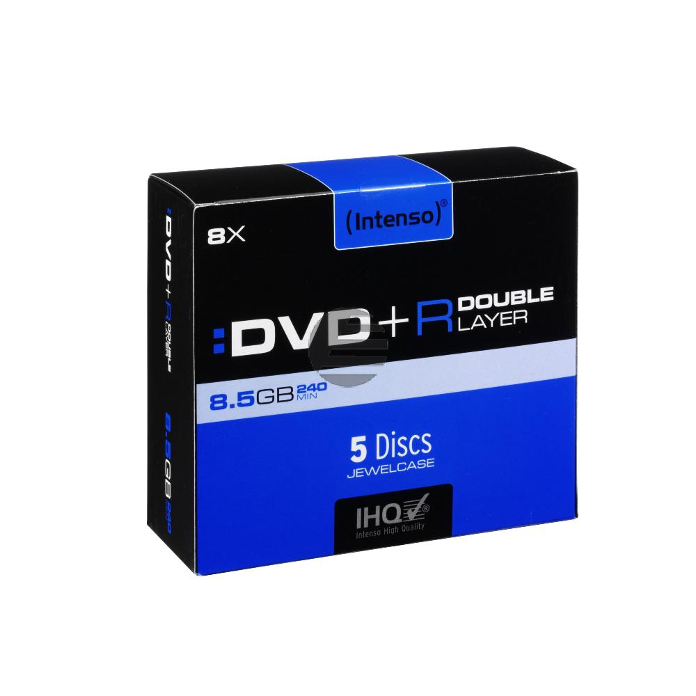 INTENSO DVD+R 8.5GB 4x (5) JC 4311245 Jewel Case INTENSO DVD+R 8.5GB 4x (5) JC 4311245 Jewel Case