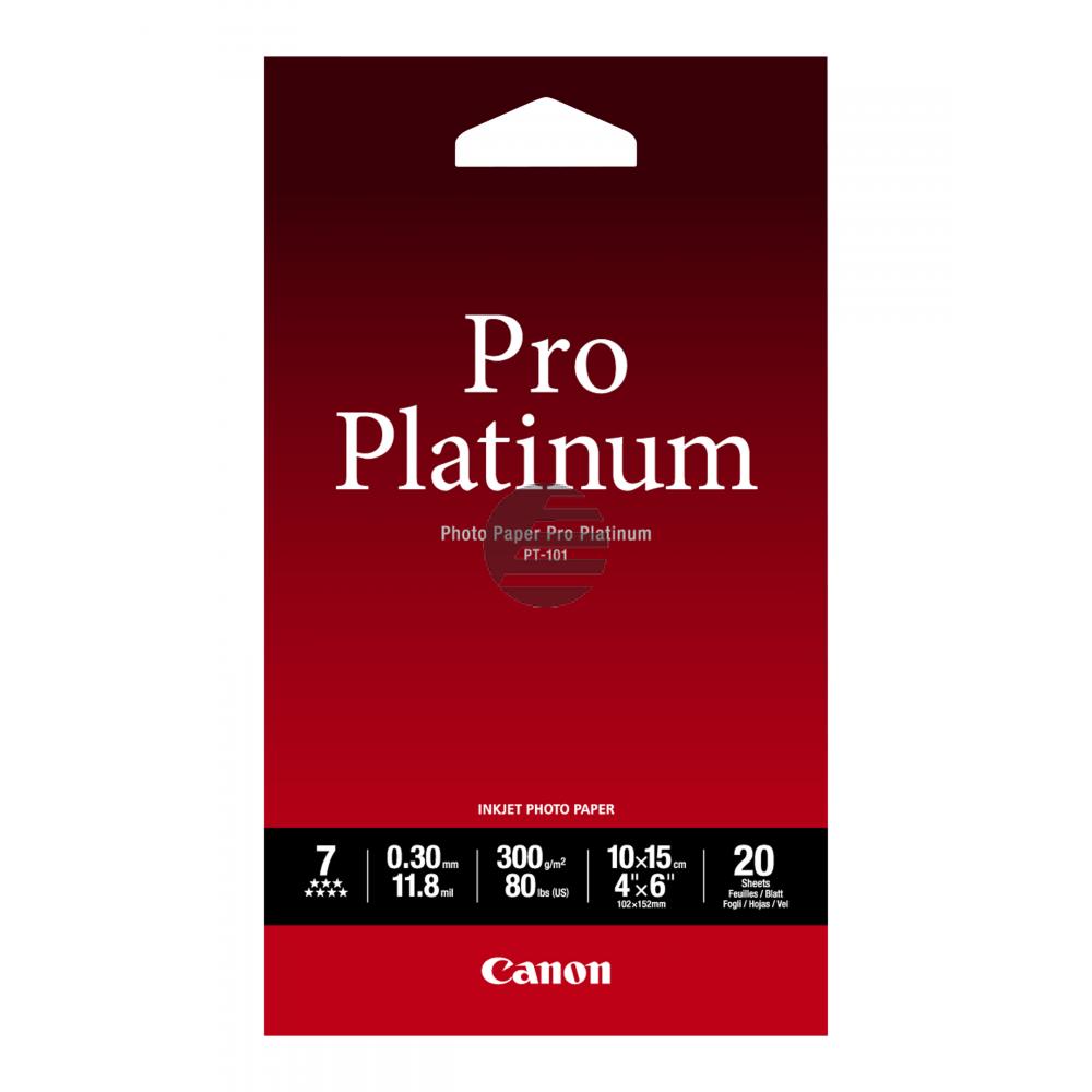Canon Fotopapier 20 Blatt 10 x 15 cm 300 g/m² (2768B013) Canon Fotopapier 20 Blatt 10 x 15 cm 300 g/m² (2768B013)