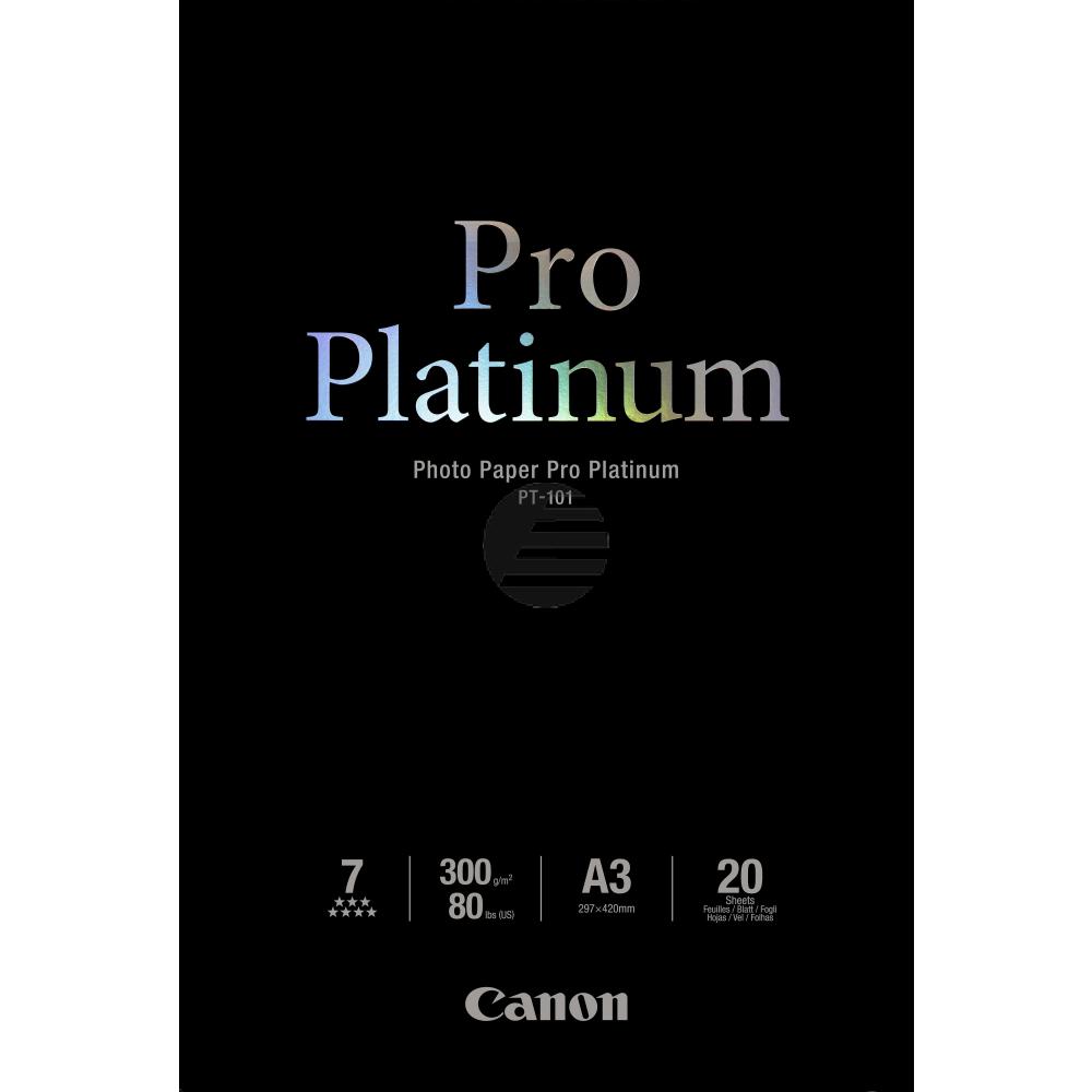 Canon Fotopapier 20 Blatt DIN A3 300 g/m² (2768B017) Canon Fotopapier 20 Blatt DIN A3 300 g/m² (2768B017)