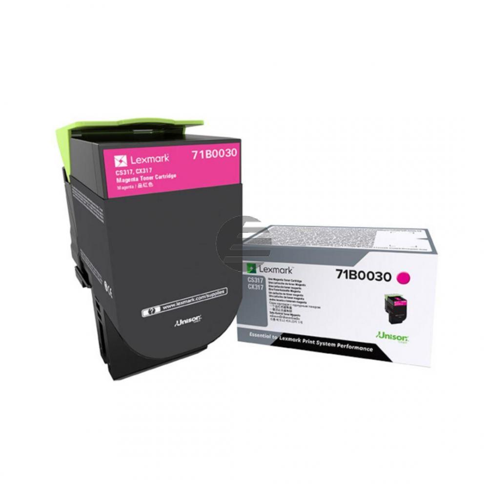 Lexmark Toner-Kit magenta (71B0030) Lexmark Toner-Kit magenta (71B0030)