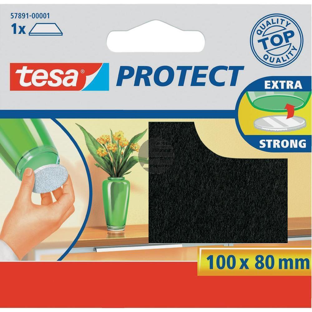 Tesa Protect Filzgleiter 100 x 80 mm braun Tesa Protect Filzgleiter 100 x 80 mm braun