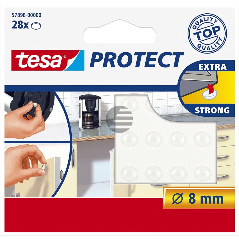 Tesa Protect Lärmstopper ø 8 mm transparent Inh.28 Tesa Protect Lärmstopper ø 8 mm transparent Inh.28