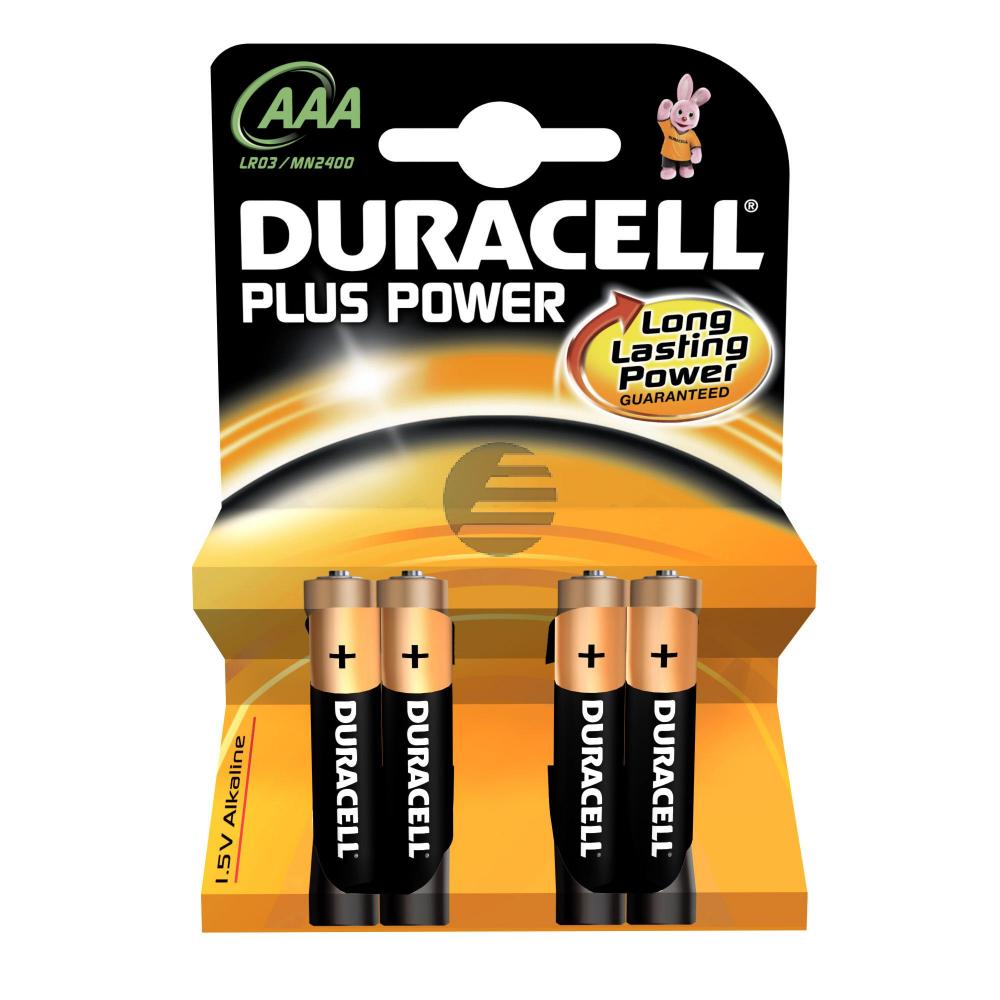 Duracell Batterie Plus Power Micro AAA 4er-Pack Duracell Batterie Plus Power Micro AAA 4er-Pack