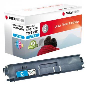 Agfaphoto Toner-Kartusche cyan (APTBTN329CE) ersetzt TN-329C Agfaphoto Toner-Kartusche cyan (APTBTN329CE) ersetzt TN-329C