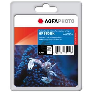 Agfaphoto Tintenpatrone schwarz (APHP650B) ersetzt CZ101AE / 650 Agfaphoto Tintenpatrone schwarz (APHP650B) ersetzt CZ101AE / 650