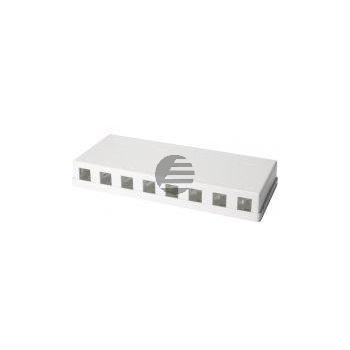 LogiLink Keystone Modular Aufputz-Leergehäuse 8 Port UTP, weiß, leer LogiLink Keystone Modular Aufputz-Leergehäuse 8 Port UTP, weiß, leer