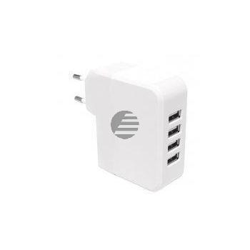 LogiLink 4-port USB Wall Charger, 240V /4,9A LogiLink 4-port USB Wall Charger, 240V /4,9A