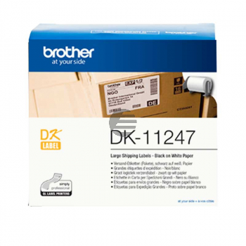 Brother Etiketten schwarz/weiß (DK11247) Brother Etiketten schwarz/weiß (DK11247)