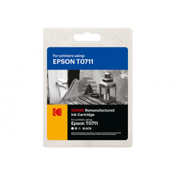 Kodak Tintenpatrone schwarz (185E007101) ersetzt C13T07114010 / T0711 Kodak Tintenpatrone schwarz (185E007101) ersetzt C13T07114010 / T0711