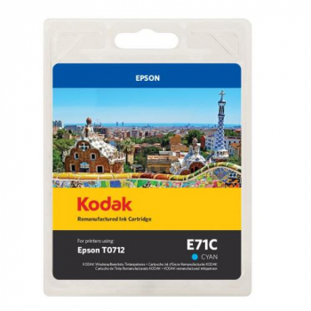 Kodak Tintenpatrone cyan (185E007102, E71C) ersetzt C13T07124010 / T0712 Kodak Tintenpatrone cyan (185E007102, E71C) ersetzt C13T07124010 / T0712