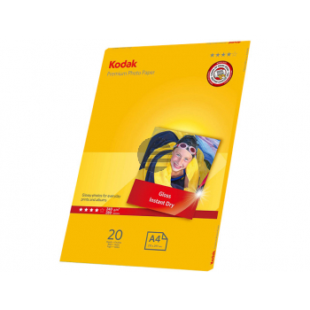 185Z000460 KODAK PREMIUM FOTOPAPIER A4 20Blatt 240gr glaenzend 185Z000460 KODAK PREMIUM FOTOPAPIER A4 20Blatt 240gr glaenzend
