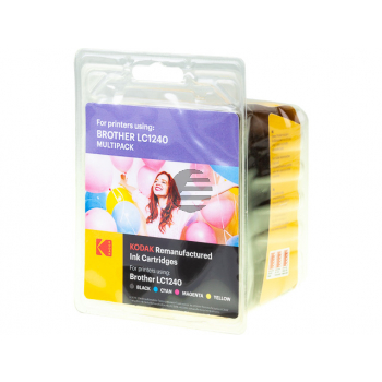 Kodak Tintenpatrone gelb cyan magenta schwarz (185B124021) ersetzt LC-1240VALBPDR Kodak Tintenpatrone gelb cyan magenta schwarz (185B124021) ersetzt LC-1240VALBPDR