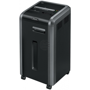FELLOWES 225I AKTENVERNICHTER SCHWARZ 4623001 Streifenschnitt 5,8mm P2 22Blatt FELLOWES 225I AKTENVERNICHTER SCHWARZ 4623001 Streifenschnitt 5,8mm P2 22Blatt