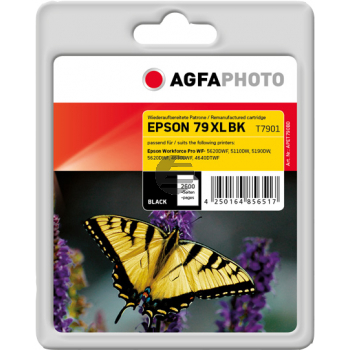 Agfaphoto Tintenpatrone schwarz HC (APET790BD) ersetzt C13T79014010 / T7901 Agfaphoto Tintenpatrone schwarz HC (APET790BD) ersetzt C13T79014010 / T7901