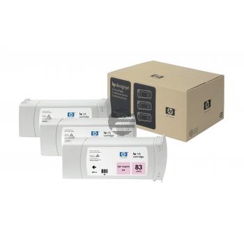 HP Tintenpatrone UV-Tintensystem 3 x magenta light (C5077A, 83)