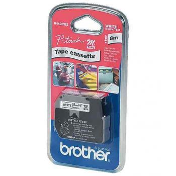 Brother Schriftbandkassette schwarz/gelb (M-K631) Brother Schriftbandkassette schwarz/gelb (M-K631)