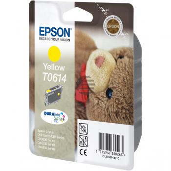 Epson Tintenpatrone gelb (C13T06144010, T0614) Epson Tintenpatrone gelb (C13T06144010, T0614)