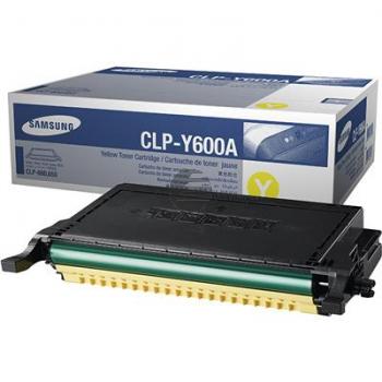 Samsung Toner-Kartusche gelb (CLP-Y600A, Y600)