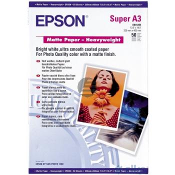 Epson Matte Paper Heavy Weight DIN A3+ weiß 50 Seiten (C13S041264) Epson Matte Paper Heavy Weight DIN A3+ weiß 50 Seiten (C13S041264)