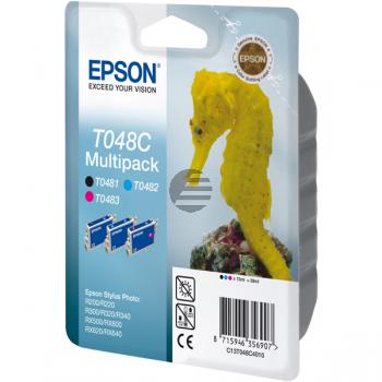 Epson Tintenpatrone cyan magenta schwarz (C13T048C4010, T048C) Epson Tintenpatrone cyan magenta schwarz (C13T048C4010, T048C)